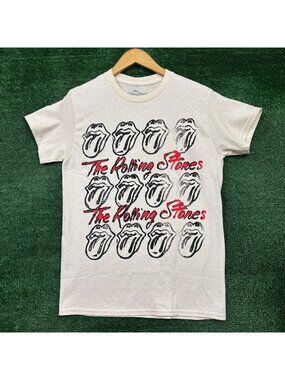 The Rolling Stones The Tongue Logo Rock Band T-Shirt Size Small